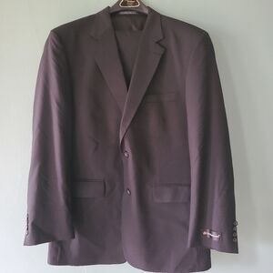 Christian Brooks Black Suit 42L W36